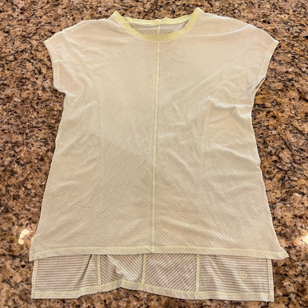 Size 4 Lululemon Top Neon Green!